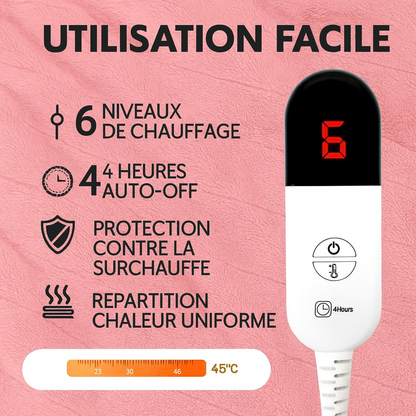 HeatHug™ – Couverture Chauffante 🔥