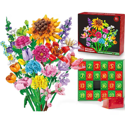 🎄 Calendrier de l’Avent Floral à Construire! 💐✨
